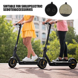 Biglumin 3 Paar Bremsbeläge für Elektroroller, halbmetallischer Bremsbelag, Bremsbeläge aus Metall und halbmetallischem Harz, kompatibel mit Rollern