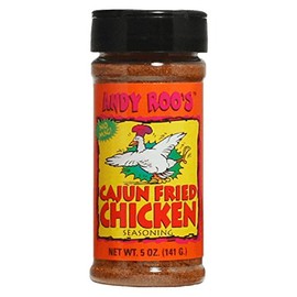 Andy Roo's Cajun Fried Chicken Seasoning, 5 Ounce Shaker