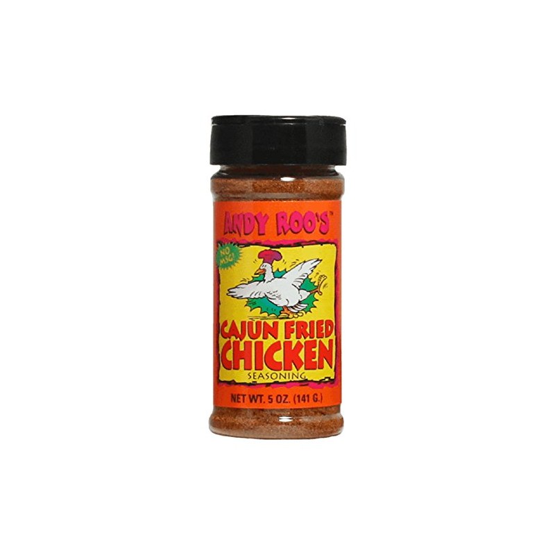 Andy Roo's Cajun Fried Chicken Seasoning, 5 Ounce Shaker