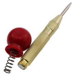 CTWHA High Hardness Automatic Centre Punch Drilling Setter Steel Centre Hole Punch Marker Scribe Drill Hole Setter for Wood Metal Plastic Crushing Tool