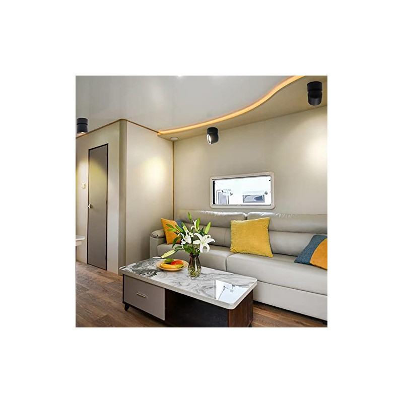 2 Pack 12V LED COB Ceiling Spotlight Downlight with Switch,