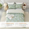 Lady Ann 100% Cotton Floral Oversized Queen Quilt Set -