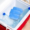 Dranvosk 4Pcs Reusable Refillable Ice Packs for Coolers | Freezer