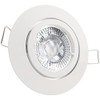 trendlights24 Premio LED Einbaustrahler 230V Weiß rund 3-Stufen dimmbar extra