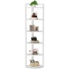 Tribesigns 6 Tier Corner Shelf, 70.9 Inch Tall Corner Bookshelf