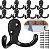 MsBong Coat Hooks Hardware, 10Pcs Wall Hooks Heavy Duty Hooks