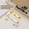 sourcing map 16Pcs Picture Hangers, Single-Eerration Frame Back Hanging Fasteners
