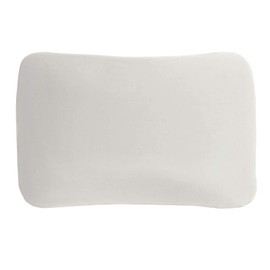 Edda Lux Cover Fits Tempur Arch and Tempur Symphony S and M Sleeping Pillow, Soft Jersey Cushion Cover with Zip, 100% Cotton, White