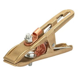 Uadme Brass Ground Welding Earth Clamps, A Shape 260/300/500A Heavy Duty Welding Crocodile Clamp for ARC TIG MIG MAG Welding (500A)