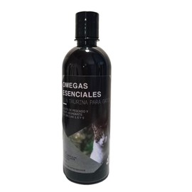 Aceite de Pescado para Gatos adicionada con Taurina, suplemento liquido de Formula especializada para Gatos abundante en Omega 3, 6 y 9. (500 ml)