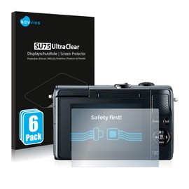 Savvies 6 Pack Screen Protector compatible with Canon EOS M100 Protection Film Clear