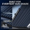 C41083 70cm Retractable Car Windshield Sun Shade – Foldable Reflective