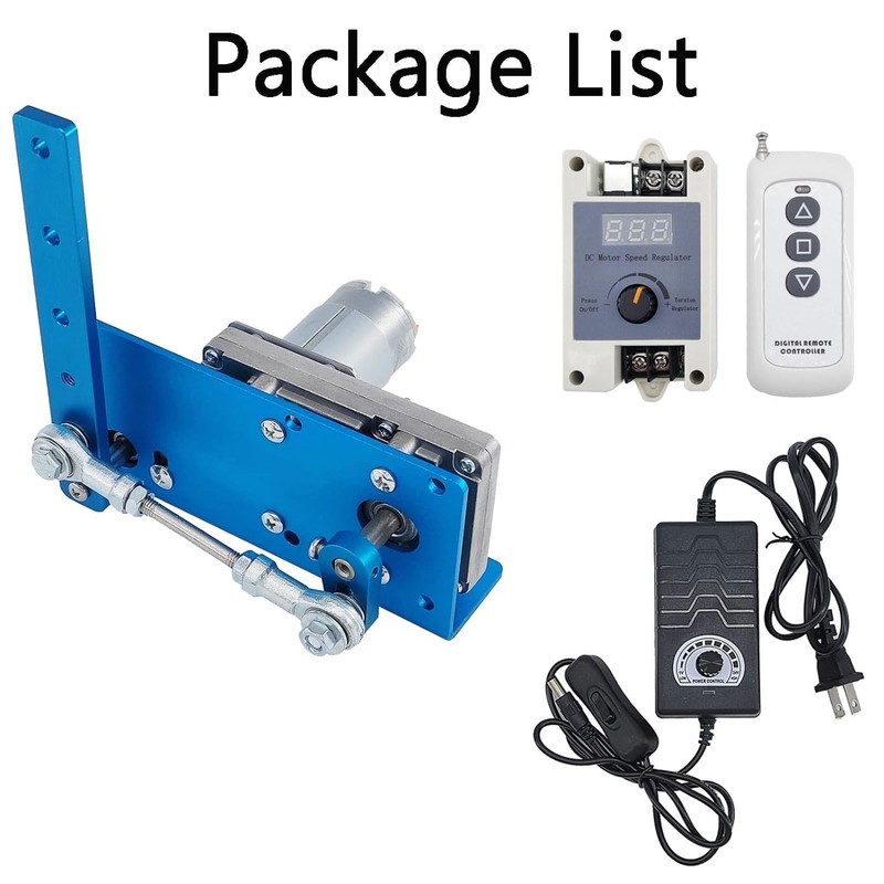 JQDML DIY Reciprocating Swing Motor,Swing Angle 20-120 Degrees Adjustable Speed