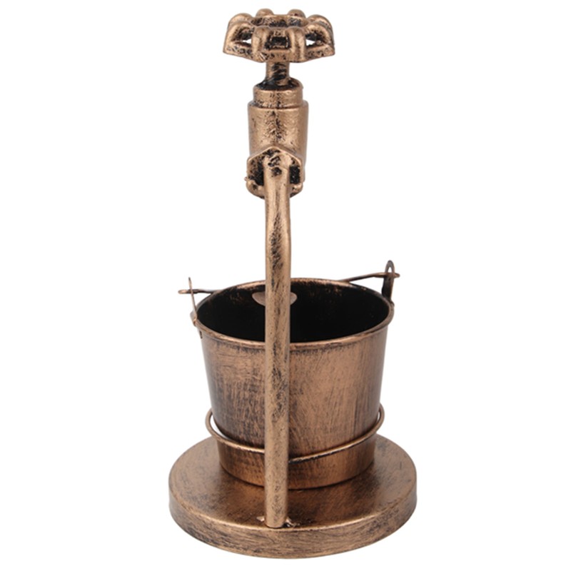 Iron Ashtray Vintage Hand‑Made Craft Faucet‑Shaped Ash Tray Bar Props