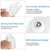 22 Piezas Mini Ruedas Autoadhesivas De 360 Grados Para Electrodomésticos,