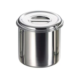 Akagawa AG 18-8 Deep Round Kitchen Pot 5.5 inches (14 cm) (No Hands) 11014