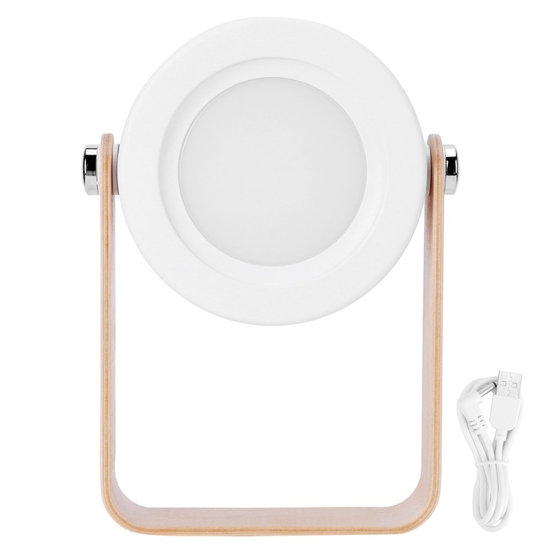 Bedside Lamp 360 Degrees Rotatable Folding Desk Reading Lamp Outdoor