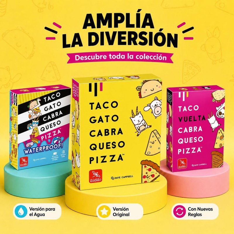 LUDILO Gioco Taco Gatto Capra Formaggio Pizza 80909