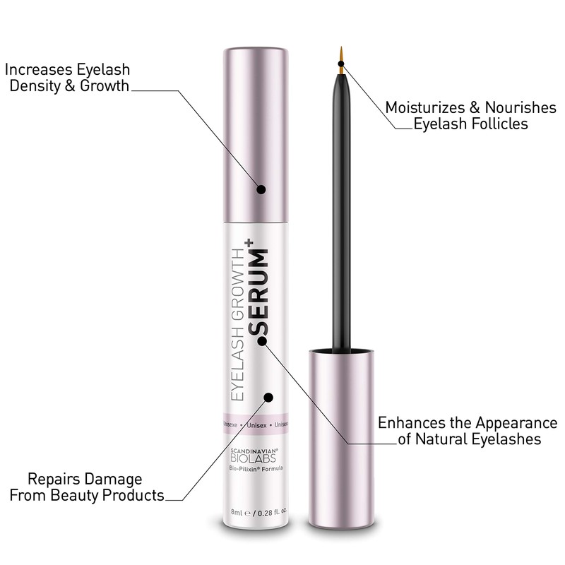 Scandinavian Biolabs Eyelash Growth Serum 6 ml Unisex Eyelash and
