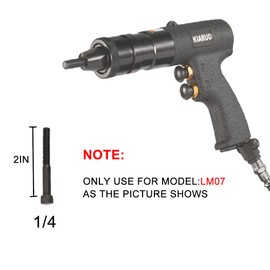 KIARUO 1/4 Replacement Mandrel,Rivet Nut Gun Tip Mandrel 10pcs for Pneumatic Rivet Nut Gun
