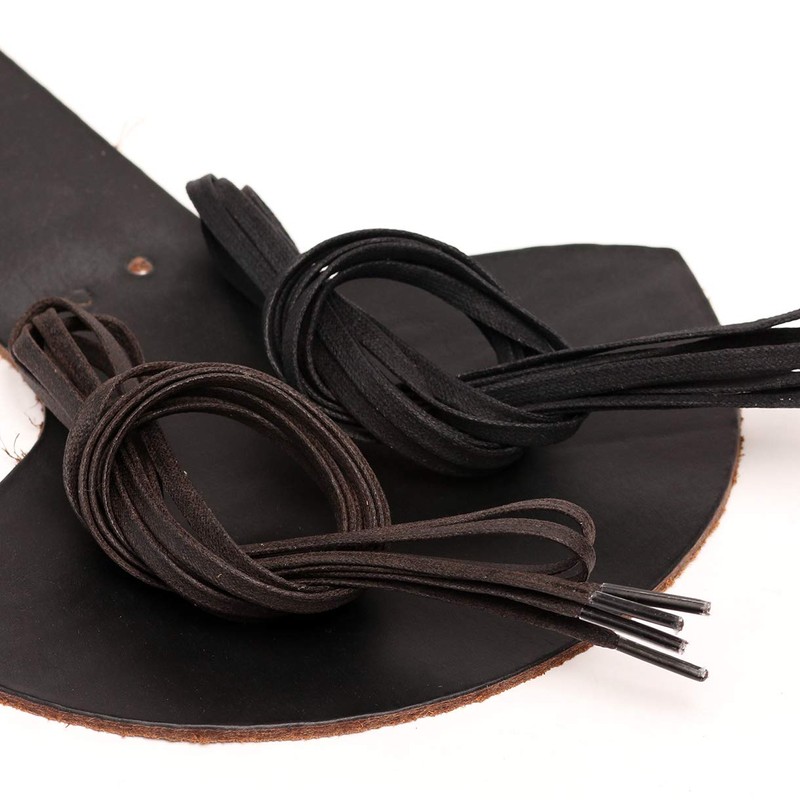 White's Boots Waxing Flat Dress Boots Lace, Braun