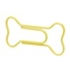 100pcs Colored Dog Bone Shape Paper Clips Black Lightweight Notebook