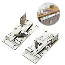 Ravinte 3 Pair Tip Out Tray Hinges Kitchen Cabinet Hinges Self Closing Cabinet Door Hinges Kitchen Cabinet Door Satin Nickel Durable Easy Install Bathroom Sink Front Drawer Hardware