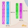 4Pcs Bendy Ruler for School Classroom Office Kids & Adults,