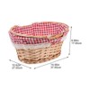 TOPBATHY Basket Baskets Wicker Baskets Woven Picnic Basket Decorative Basket