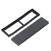 Knife Sharpening Stone with Rubber Base 800 Grit Professional Robust