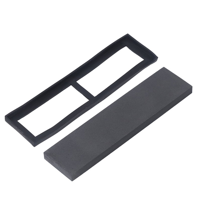 Knife Sharpening Stone with Rubber Base 800 Grit Professional Robust