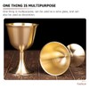 Alipis 2sets Brass Wine Cup Chinese Pattern Decorative Elegant Multipurpose