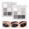 Mini 9 Cool Shades Eyeshadow Palette Black Smokey Matte Glitter