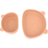 4pcs Children Plate Utensils Set Silicone Suction Bowls Set Toddler