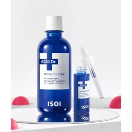 Isoi 아이소이 SET아크니닥터퍼스트컨트롤토닉130ml+아크니닥터퍼스트스피디스팟14ml 구성 ISOI Set Acne Doctor First Control Tonic 130ml + Acne Doctor First Speedy Spot 14ml 구성 [FREE]