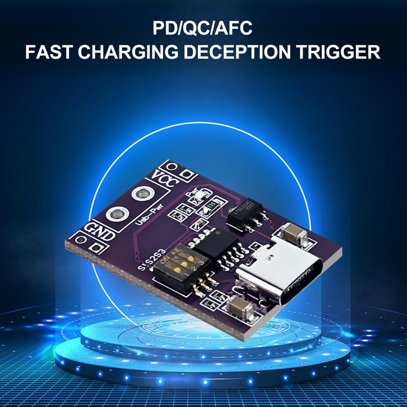 6 Pieces QC/PD/AFC Power Supply Trigger Module: Fast Charge Trigger