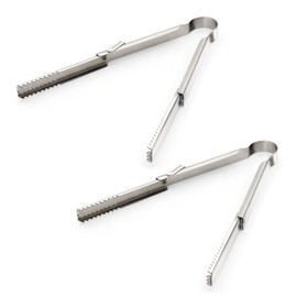 PYKES PEAK Folding Tongs, Compact, Fire Scissors, Bonfire, Barbecue, Stainless Steel, Yakiniku, Firewood, 5.9 inches (15 cm), TOUGH LIGHT Stainless Steel Pack of 2