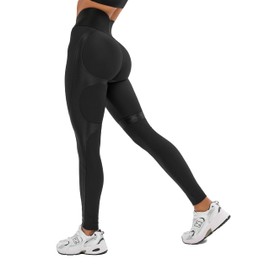 Bona Fide High Waisted Tummy Control Leggings for Women - Body Shaping Workout Leggings High Waist - Gym Legging, Yoga Pants