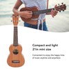 21in Ukulele Wooden Portable 4 String Mini Acoustic Guitar for