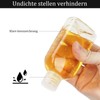 Decorniqu Reiseflaschen für Toilettenartikel, 100 ml, TSA-zugelassen, Reisegröße, auslaufsicher, Reise-Shampoo-