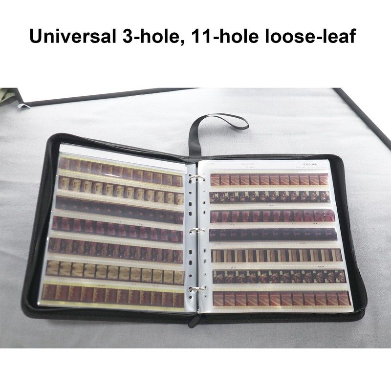 YCCLDIPL 50-Pack 35mm Film Negative Storage Sleeves with Binder Box,