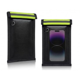 Faraday Bolsas para teléfonos y llaves de coche, resistente al fuego impermeable con bloqueo de señal, jaula antirrobo, protector de bloqueo de señal RFID GPS EMP