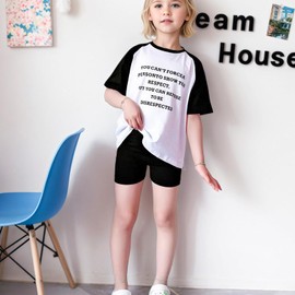 Jeayita Girls Shorts Girls Cycling Shorts Cotton Breathable and Safety Black Dance Summer Under Dress Kids Leggings 3 Pack 5-14 Years