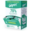 Wipex 70% Isopropyl Alcohol Wipes Individually Wrapped Sachets, Large Electronic