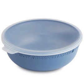 Rotho Tresa Bowl Lid, Food Grade Plastic (PP), BPA-Free, Blue/Transparent, 1.02 L, 18.2 cm
