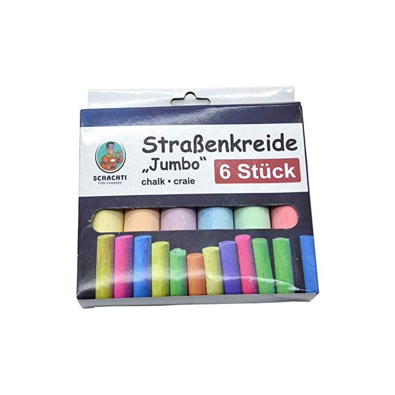 G&M Street Chalk Colouring Chalk Children's Chalk Colourful Approx. 10