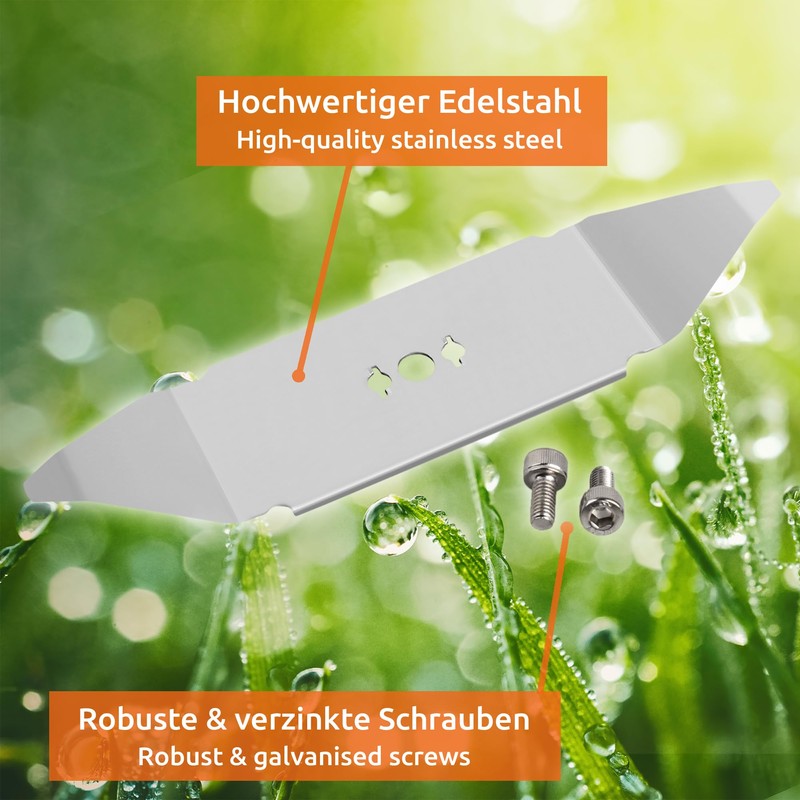 ECENCE 1x stainless steel Robomow replacement blades replacement blade for