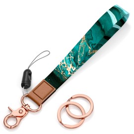 Rimilak Wristlet Keychain, Wrist Lanyard Key Chain for Women Men Car Keys ID Badges Card Wallet Phone Camera