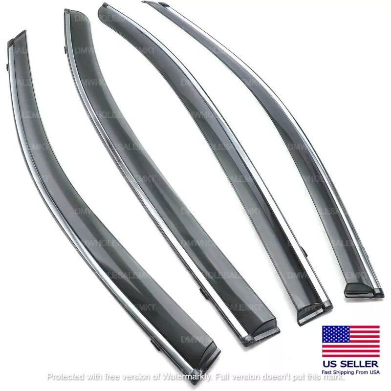 Honda For 2013-2017 Honda Accord Window Visor Rain Guard Vent