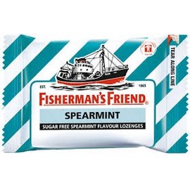 Fisherman's Friend Spearmint Fravour Lozenges Sugar Free Candy 25g.(pack of 2) …